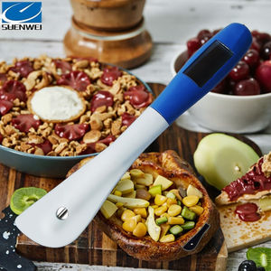 Thermomètre numérique en silicone avec spatule <span class=keywords><strong>de</strong></span> <span class=keywords><strong>cuisson</strong></span>, étanche, plage <span class=keywords><strong>de</strong></span> -50 à 300 °C, connexion magnétique pour la cuisine et le barbecue - Product Image 3