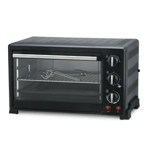 批发高品质披萨烤架2热板48l厨房电器电炉带烤箱