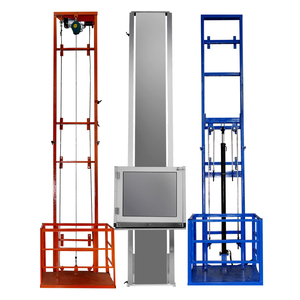 Nouvel élévateur de fret <span class=keywords><strong>à</strong></span> grande vitesse de 6 mètres et 500 kg, <span class=keywords><strong>monte</strong></span>-<span class=keywords><strong>charge</strong></span> vertical électrique sur rail, <span class=keywords><strong>à</strong></span> câble métallique, adapté aux chantiers de construction - Product Image 4