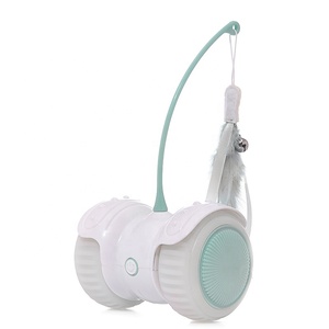 Pequeño ratón eléctrico gato juguete nuevo Control remoto equilibrio inteligente gato coche pluma gato juguete - Product Image 5
