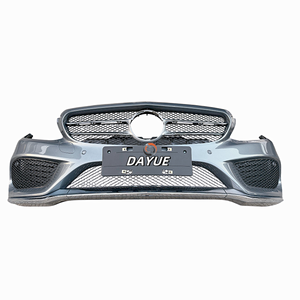 Pare-chocs avant avec calandre en plastique pour <span class=keywords><strong>Mercedes</strong></span>-<span class=keywords><strong>Benz</strong></span> Classe <span class=keywords><strong>C</strong></span> W205 2015-2018, assemblage à visser, d'occasion - Product Image 1