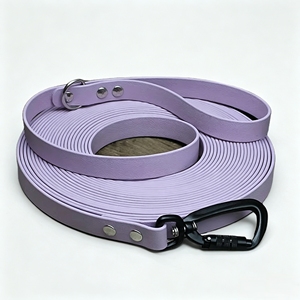 Custom Long <strong>Biothane</strong> <strong>Dog</strong> Leash 3m/5m/10m Waterproof Durable PVC Training <strong>Lead</strong> with Carabiner Clip for Outdoor Walking &amp; Recall - Product Image 1