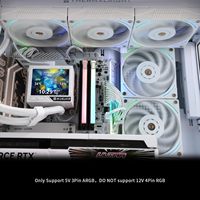 B2B Exclusivo Thermalright Mjolnir Vision 360 Blanco todo en uno enfriador líquido IPS pantalla visual 69CFM extracción de calor