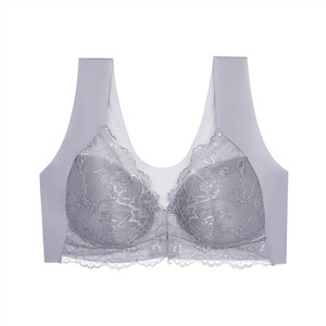 <span class=keywords><strong>Lingerie</strong></span> féminine sans fil à fermeture frontale en dentelle grande taille, best-seller <span class=keywords><strong>de</strong></span> l'usine 2026 - Product Image 2