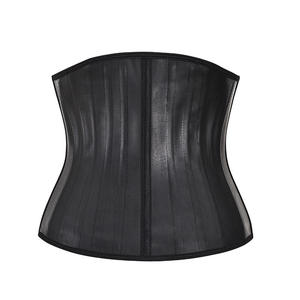 Langqin Women's Plus Size 25 Steel Bone Anti-Bacterial Quick Dry Waist Trainer <b>Corset</b> <b>Latex</b> Firm Breathable Eco-Friendly - Product Image 5