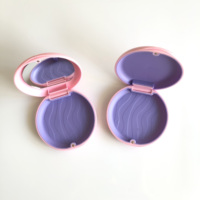 Boîtes d'alignement avec logo personnalisé Boîtes de retenue orthodontique Boîte de rangement dentaire avec miroir