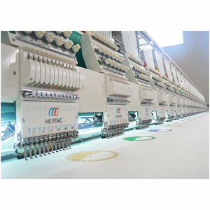 Máquina de Coser y Bordar Computarizada Industrial HE FENG para Logotipos de Ropa - Product Image 1