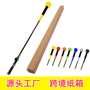 Entrenador de Swing de Golf de 80, 100, 115 y 120 cm con Empuñadura de Goma, Palo de Entrenamiento para Mejorar el Swing de Golf - Product Image 4