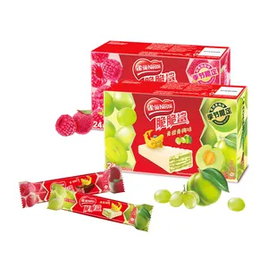 New Arrival Premium Quality green grape Flavored Wafer Biscuits Chocolate Snacks at Wholesale Prices