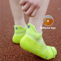 Bioserica Era Chaussettes de sport à la cheville Performance Tech pour homme coupe basse avec logo réflecteur rembourré et respirant anti-odeur pour la course à pied