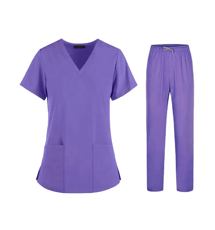 Women's New Style Medical Scrub Uniform Suit Hospital Nursing Scrubs Fashionable Design