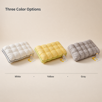 Coussin de lit matelassé French Cloud Bread Pillow, très moelleux, 48x74cm, garnissage en fibres de polyester 10-13cm, blanc, jaune, gris, lot de 1 coussin individuel