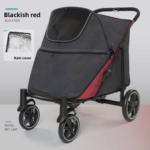 Pratik <span class=keywords><strong>5</strong></span> <span class=keywords><strong>1</strong></span> katlanabilir seyahat büyük evcil hayvan arabası taşıyıcı büyük kapasiteli ağır malzemeler kedi seyahat çantası <span class=keywords><strong>Pet</strong></span> köpek arabası - Product Image 4