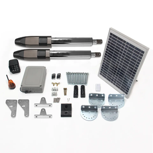 Moteur de <span class=keywords><strong>portail</strong></span> à deux portes à énergie solaire à <span class=keywords><strong>bras</strong></span> <span class=keywords><strong>articulé</strong></span> Pkm C03, ouvre-porte à balançoire intelligent double, Wifi - Product Image 3
