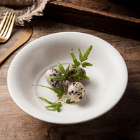 Bol à ramen en céramique et porcelaine de style japonais et coréen, sur pied haut, écologique, idéal pour les soupes et les nouilles lors de vos réceptions