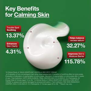 Crème Anua Heartleaf Centella Red Spot 30G, hydratant pour le visage, pour peaux sensibles, traitement de l'acné - Product Image 4
