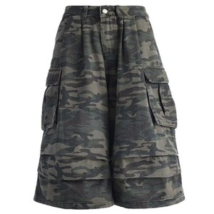 Shorts amples pour hommes, style été, <span class=keywords><strong>en</strong></span> jean délavé camouflage, multi-poches, résistants à l'usure et aux taches, tendance et élégants - Product Image 5