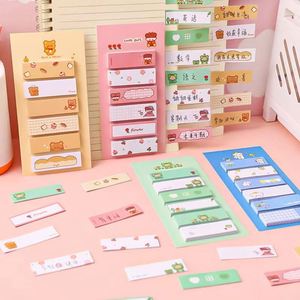 High Quality Cartoon Self-Adhesive School Office Memo <b>Pads</b> Practical Color Labels Paper Products Student Stationery Notebook Set - Product Image 3