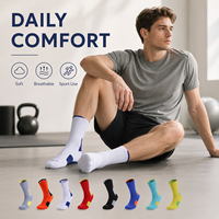 Chaussettes de sport côtelées à logo personnalisé avec patch contrastant, talon et bout renforcés, en coton respirant, pour basketball, course à pied et athlétisme, OEM