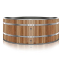 Modernes Design Zedernholz Eisbad Recovery Pod Factory Großhandel Wi-Fi-gesteuerte Holz Outdoor Cold Plunge Tub für Sportler