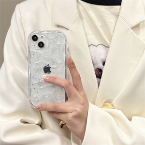 Funda Transparente con Brillantina de Mariposas para Samsung Galaxy A37/A57/A27/A17, Funda Protectora de TPU Suave Antigolpes y Antihuellas para Teléfono Móvil - Product Image 5