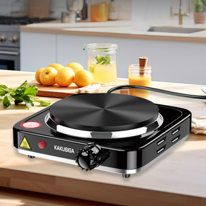 Kakusiga Electric Cooker 1000W 220-240V Black Single Burner <b>Heating</b> <b>Element</b> For Kitchen Use - Product Image 5