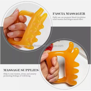 Alat pijat genggam, pemijat bahu leher punggung Resin Guasha meringankan <span class=keywords><strong>Bursitis</strong></span> - Product Image 2