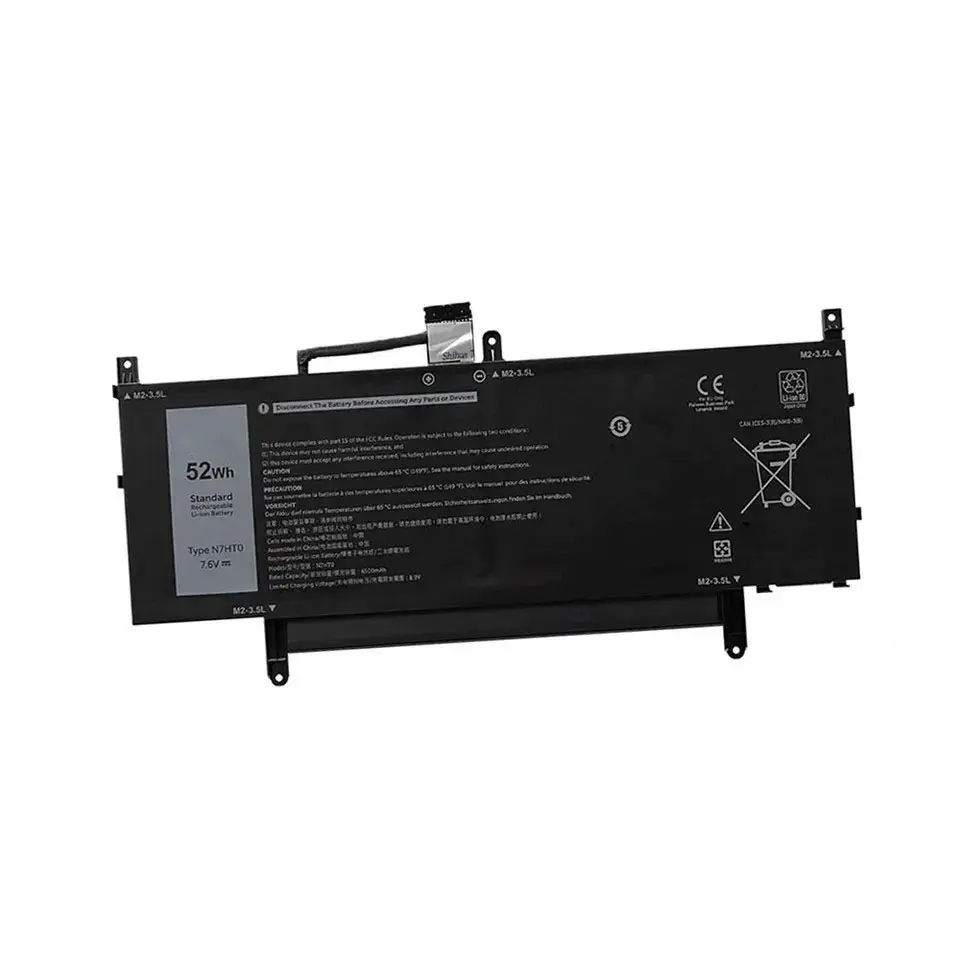 N7HT0 N7HTO PKW00 VM71K baterai laptop OEM untuk DELL atide 9520 Latitude 9510 baterai notebook isi ulang