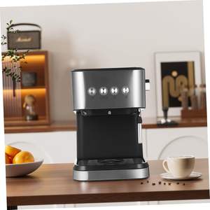 Machine à expresso de qualité commerciale 2 en 1, haute pression 19 bars, cafetière électrique pour la maison, mousseur à lait - Nouveauté - Product Image 3