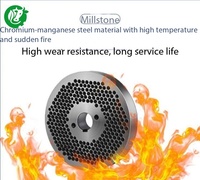 Nouvelle machine à granulés d'aliments pour animaux NH, disque de broyage en acier chrome-manganèse, capacité de 100 kg/h, ouverture de 2 à 8 mm, longue durée de vie