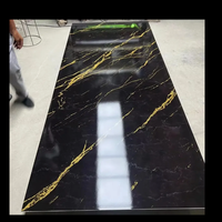 Tablero de mármol UV de PVC decorativo para interiores Paneles de pared de PVC de mármol UV de alto brillo Techo de chapa