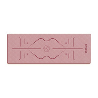 Tapis de yoga TPE 6 mm d'épaisseur, antidérapant, absorbant les chocs, silencieux, 183 cm, 490 g, pour la danse, les entraînements à domicile pour femmes, tapis de sol rectangulaire