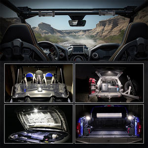 Luz <span class=keywords><strong>LED</strong></span> Ambiental Inalámbrica <span class=keywords><strong>de</strong></span> Dos Intensidades <span class=keywords><strong>de</strong></span> Brillo en Color Blanco, Conexión a Batería <span class=keywords><strong>para</strong></span> Interior <span class=keywords><strong>de</strong></span> Auto, Camioneta, UTV - Product Image 6