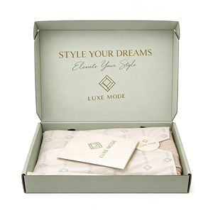 Boîtes d'expédition pour sous-vêtements et vêtements, emballages e-commerce, boîtes en carton ondulé E-flute, boîtes d'expédition découpées sur mesure, OEM personnalisé - Product Image 5