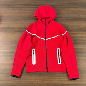 Nouveau survêtement en molleton technique en coton pour homme 2026, logo personnalisé, 2 pièces, veste et pantalon pour homme, costume de sport - Product Image 6