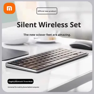 Mới Đối Với Xiaomi Mini 2.4Ghz Không Dây RGB Backlit Bàn Phím Cơ Khí Chuột Set USB IOS Chứng Nhận Rohs iPad Điện Thoại Di Động Máy Tính - Product Image 3