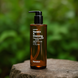 Huile nettoyante Hanskin 300 ml, formule AHA pour peaux sèches - Product Image 3