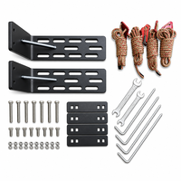 Auvent latéral de voiture autoportant 270 degrés 2,5 m, imperméable, rétractable, abri de toit pour SUV tout-terrain, camping portable