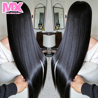 Pelucas de Cabello Humano Liso Natural de 30, 38 y 40 Pulgadas, Pre-Desenredadas con Baby Hair, Encaje Frontal HD, Sin Pegamento, al por Mayor para Mujeres Negras