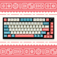 Personality GMK Bento Keycaps Pbt 129 Keys Dye-Sub Cherry Profile Keycap for 87/104/108 Mx Switch Mechanical Keyboard