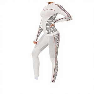 Conjunto Deportivo Ligero para Yoga y Esquí para Mujer, Transpirable, de Secado Rápido, 90% Nailon + 10% Elastano, Conjuntos Deportivos para Adultos - Product Image 2