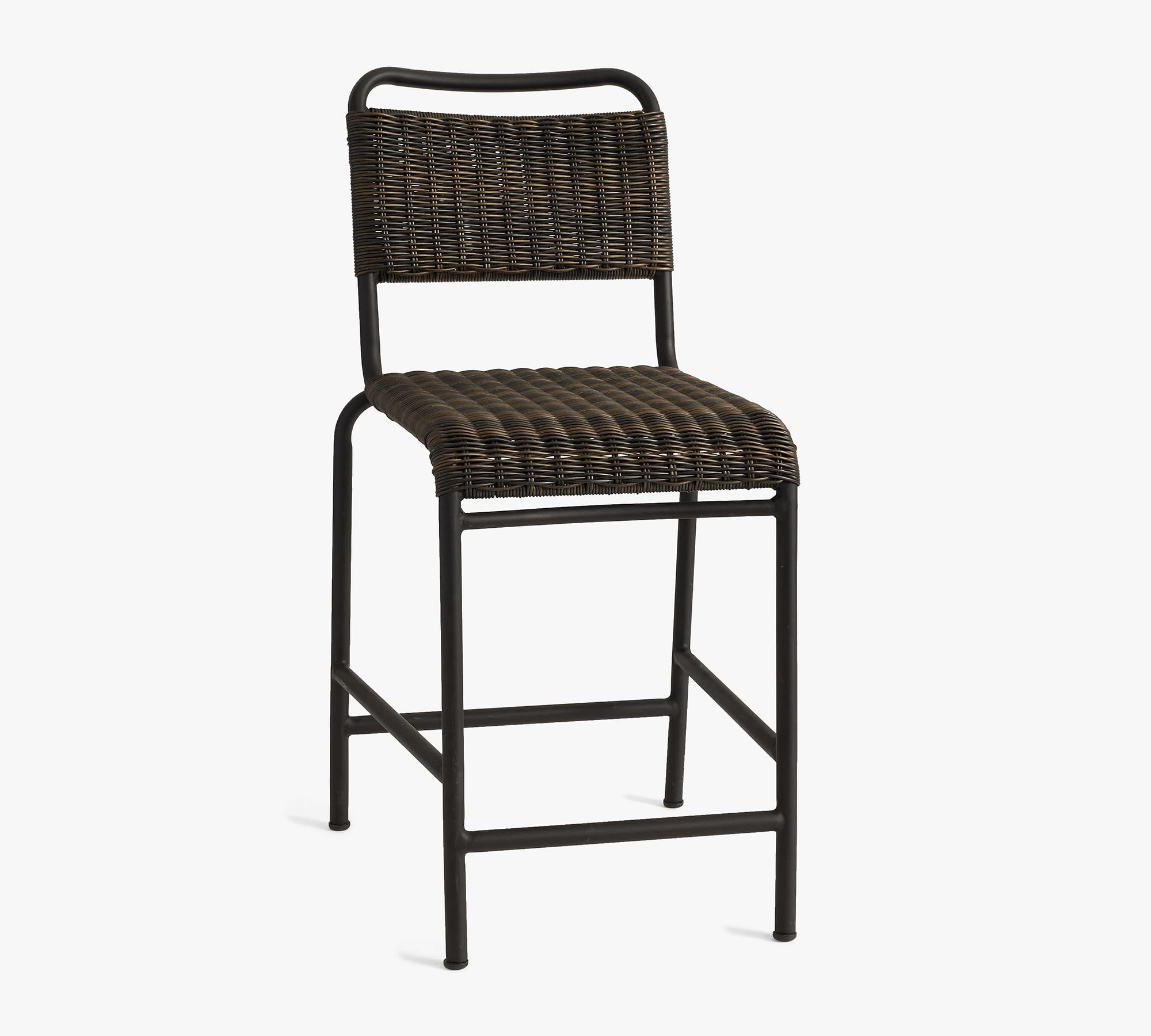 Hot sale Garden Furniture Patio Aluminum Frame Rattan Counter Stool