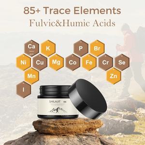 ODM/OEM Marque privée Résine de Shilajit Shilajit pur de l'Himalaya Complément enzymatique avec acide fulvique 85+ oligo-éléments pour hommes et femmes - Product Image 2