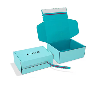 Caja <span class=keywords><strong>de</strong></span> Cartón Corrugado con Logotipo Personalizado, Tira Adhesiva para Abrir, Autosellable, para Envíos Postales, con Tira <span class=keywords><strong>de</strong></span> Cierre - Product Image 5