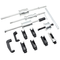 Kit d'extraction de 40 pièces pour camions et automobiles, outil marteau à inertie, extracteur d'injecteurs diesel pour moteurs diesel, outils de réparation de pneus