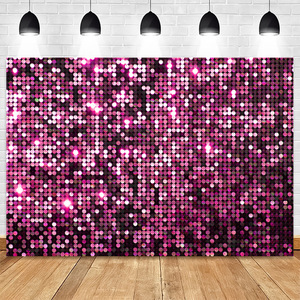 Nieuwe Disco Roze Spot Sprankelende Achtergrond 2.1*1.5M Glitter Partij Achtergrond Doek Decoratie Banner - Product Image 5
