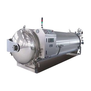 Glass Can Sterilizer, <strong>Fish</strong> Can Sterilization <strong>Kettle</strong>, PP Bottled Food Production Line Equipment - Product Image 1