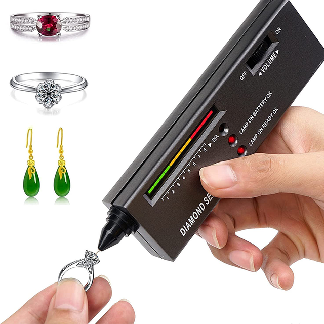 Portable Pass Diamond Tester Hardness Test Pen Professional Selector Diamond Selector 2