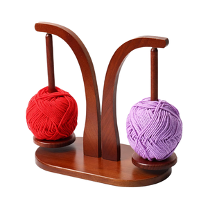 Nouveau support de fil avec support de téléphone pour amoureux du tricot Spinner de fil en bois pour Crochet accessoire de tricot essentiel pour tous les tricoteurs - Product Image 4