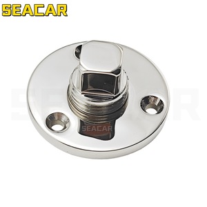 Seacar Stainless Steel Drain <b>Plug</b> 316 Marine Boat Deck Fitting Water Seal Valve - Product Image 2
